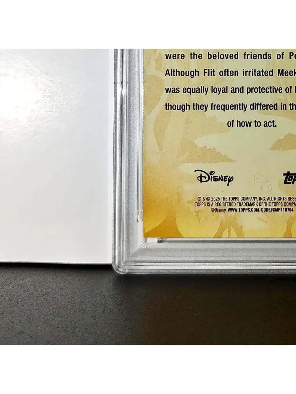 Flit and Meeko 2025 Topps Disney #FF-14 Furry Friends Card Pocahontas PSA 9 MT